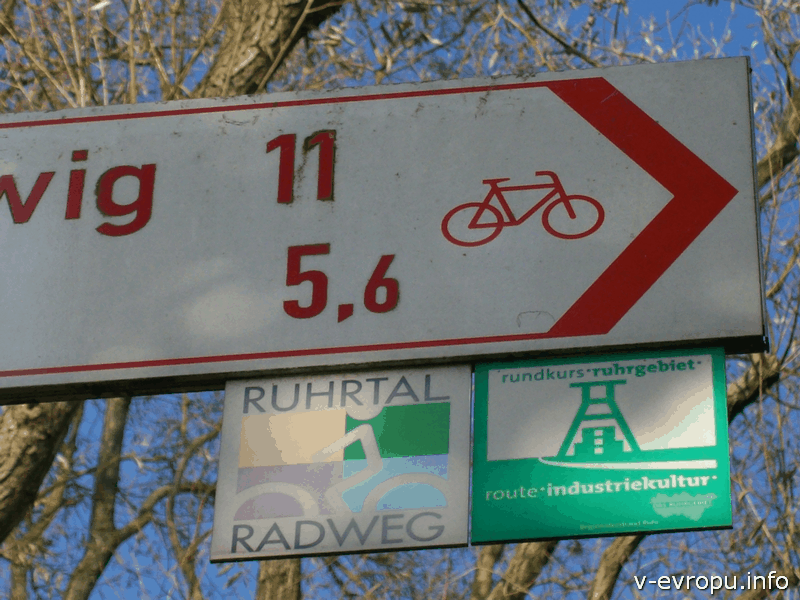 Велосипедные маршруты Рургебит составляют 700 км