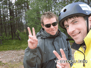 Встречи на дороге в путешествии на велосипеде по Финляндии