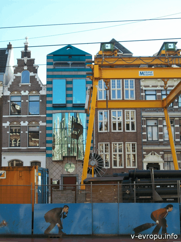 Амстердам - город узких фасадов
