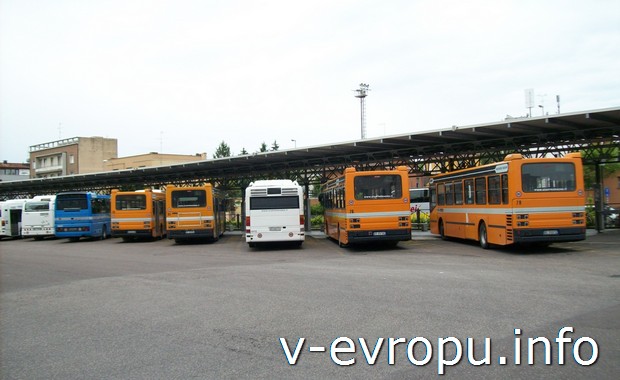 Автобусная станция в Равенне (Италия)