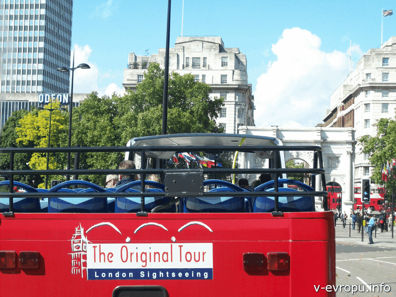 Лондон со второго этажа экскурсионного автобуса