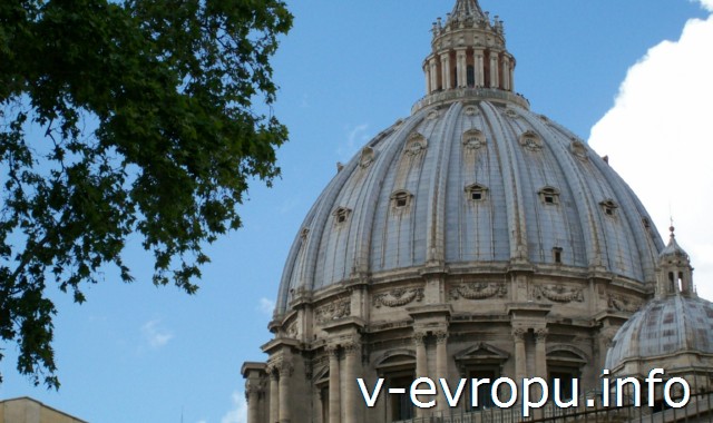 Обзорная площадка на куполе Собора Св.Петра в Риме