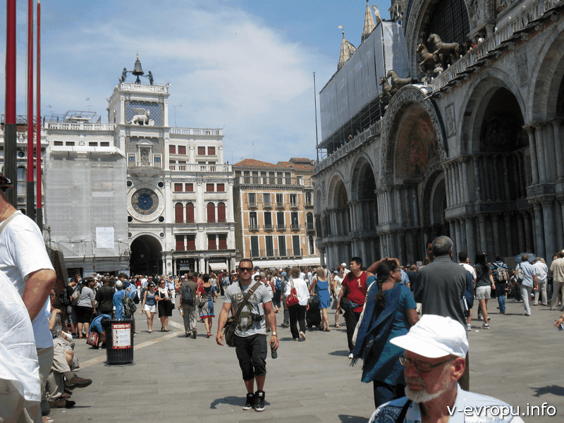 Площадь Сан-Марко в Венеции