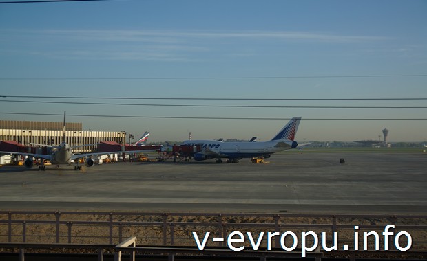 Из окна терминала A международного  аэропорта Шереметьево
