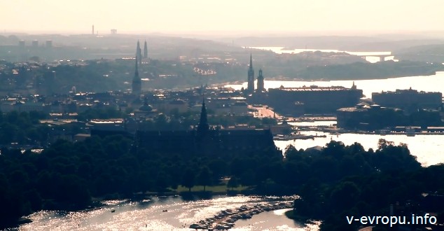 Стокгольм. Панорамный вид на город