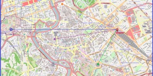 Вокзал Термини на карте Рима