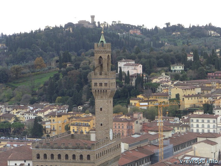 Башня палаццо Веккьо. Флоренция.