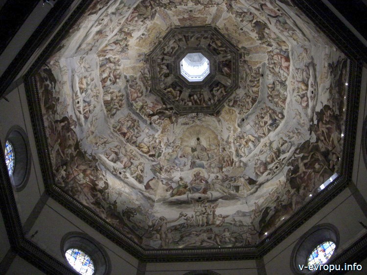 Флоренция. Внутренний купол Собора Санта Мария дель Фиоре