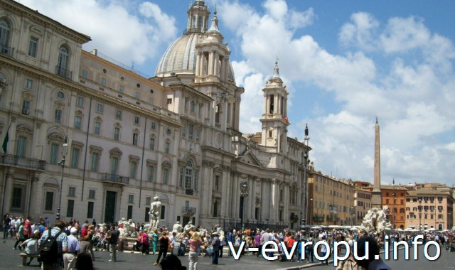 Рим для туристов: самые популярные районы города - пьяцца Навона