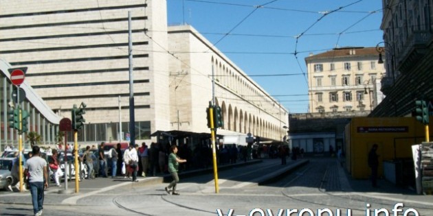 Фото жд вокзала Термини в Риме