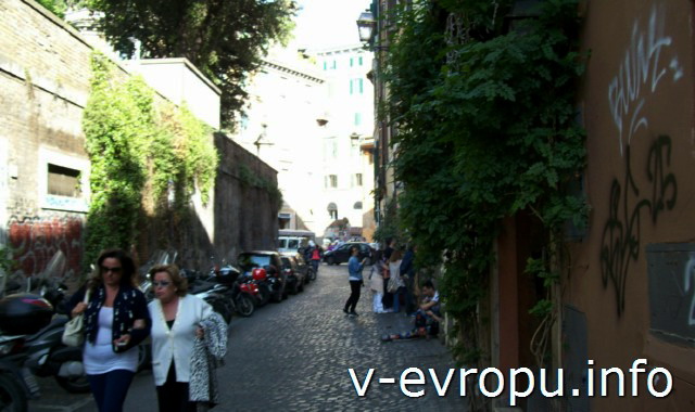 Рим для туристов: самые популярные районы города. Фото. Виа делла Ренелла в районе Травестере