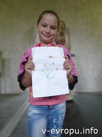 Алиса из Лесосибирска нарисовала для меня букет ромашек