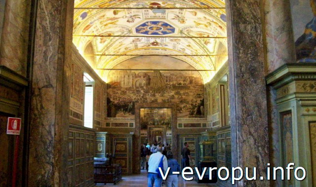 Внутренний декор ватиканских музеев