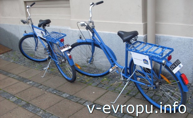 Велосипеды в Сундсвалле. Швеция