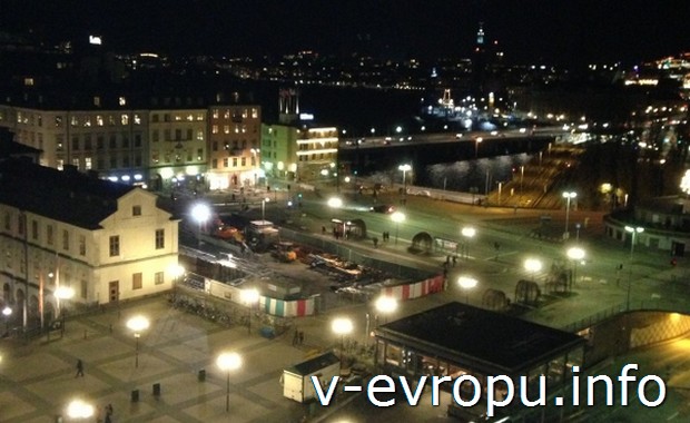 Вид на Стокгольм со смотровой площадки