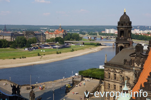 Дрезден. Вид со смотровой площадки