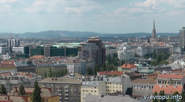 Вена. Панорамный вид с колеса обозрения в Пратере