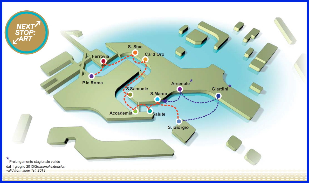 Венеция_маршрут экскурсии на вапоретто дель Арте